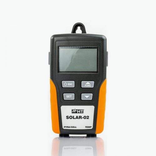 Unidade remota SOLAR02 para gravação de irradiação e temperatura