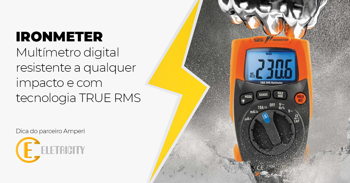 Ironmeter: multímetro TRUE RMS | Amperi - Soluções Industriais