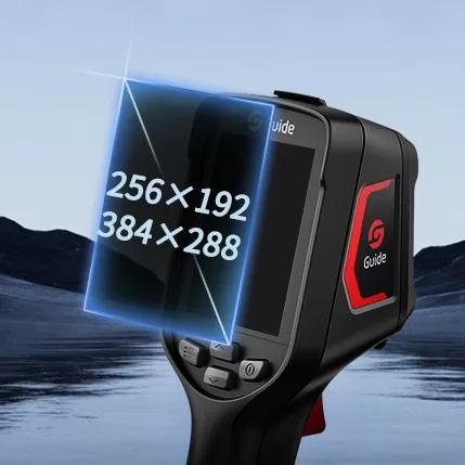 AMP384TP: câmera termográfica portátil industrial para inspeções elétricas com precisão e rapidez no campo.