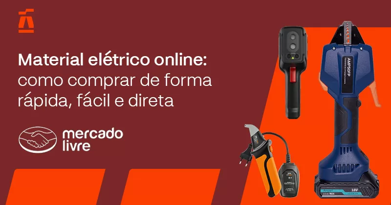 Material elétrico online: confiança, rapidez e agilidade com Amperi no Mercado Livre